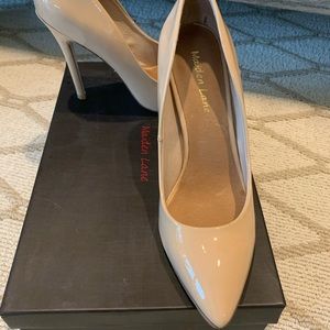 Maiden lane nude patent pump 7.5